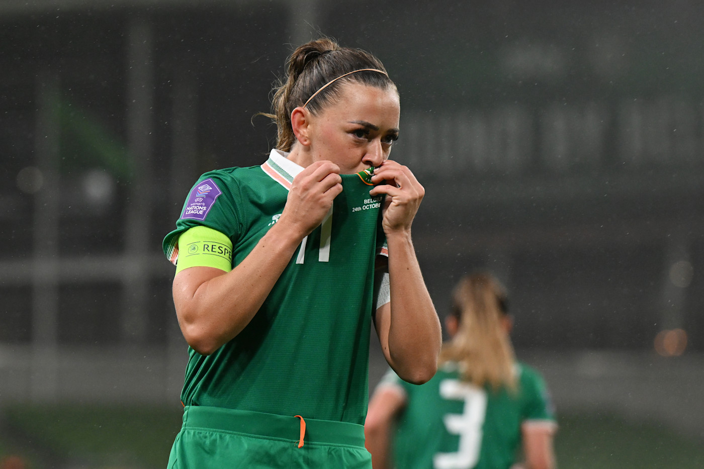 Katie McCabe has captained Ireland since 2017