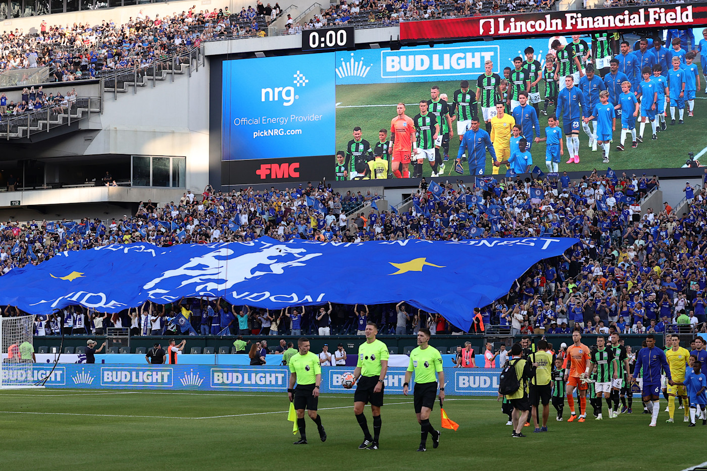 The Blues were last in action in Philadelphia during the 2023 Premier League Summer Series