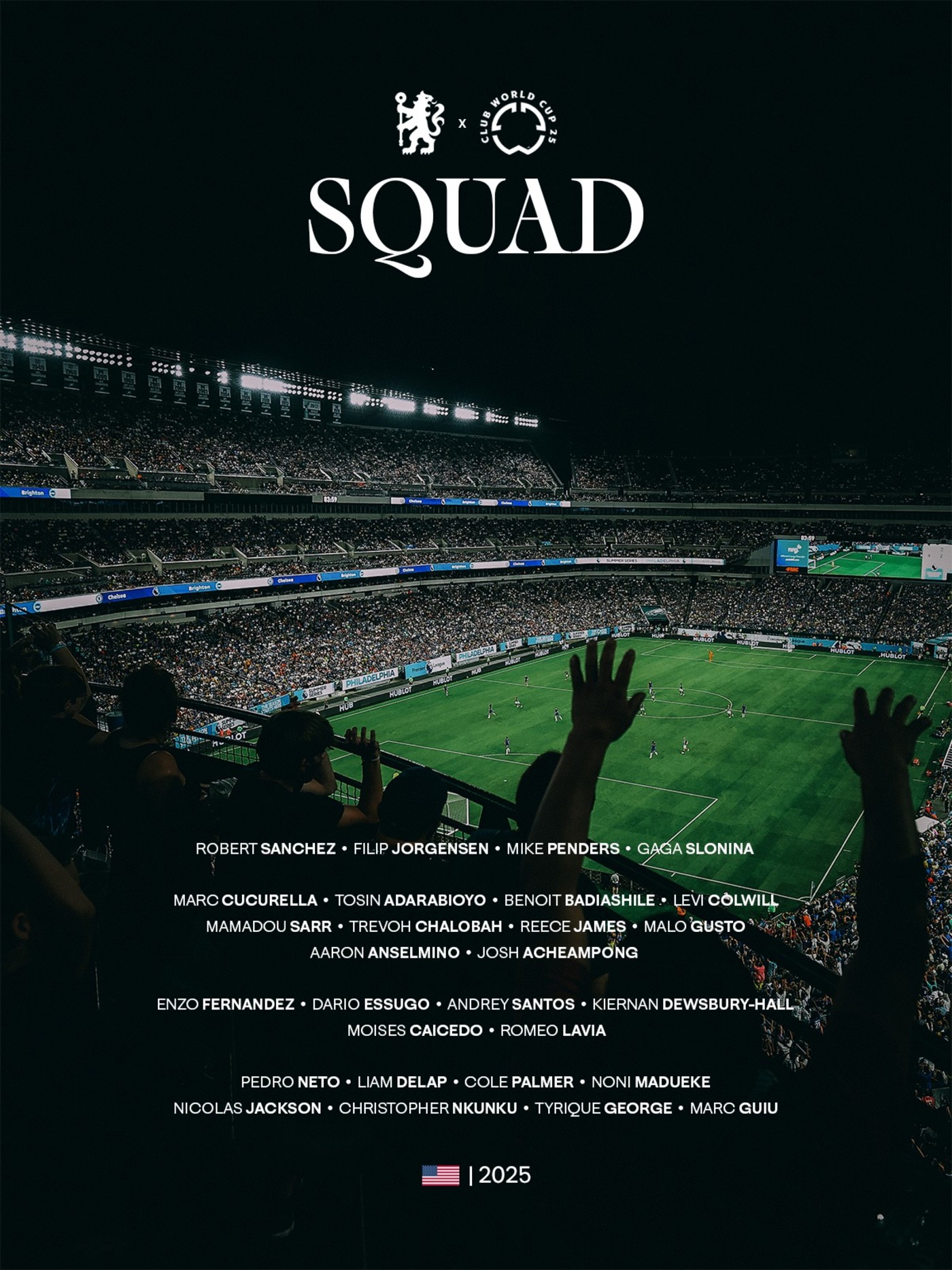 Chelsea's Club World Cup squad!