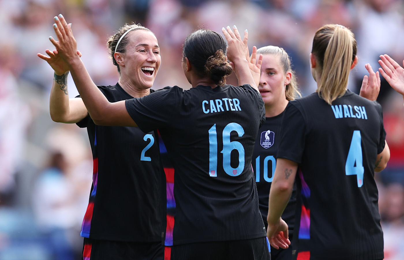 Lucy Bronze scored in England's 7-0 win over Jamaica in their final friendly before Euro 2025