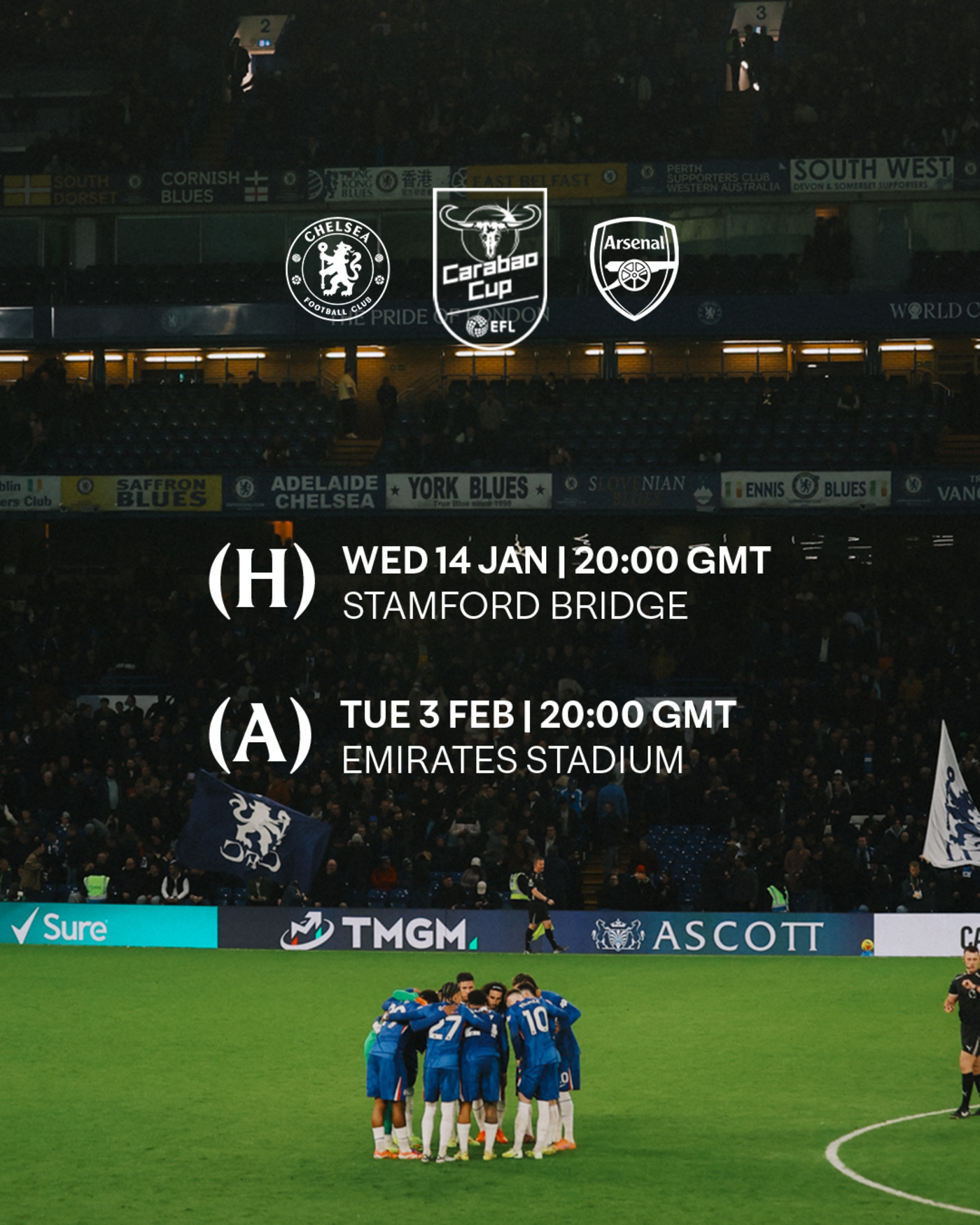 Our League Cup semi-final is set! 🏆