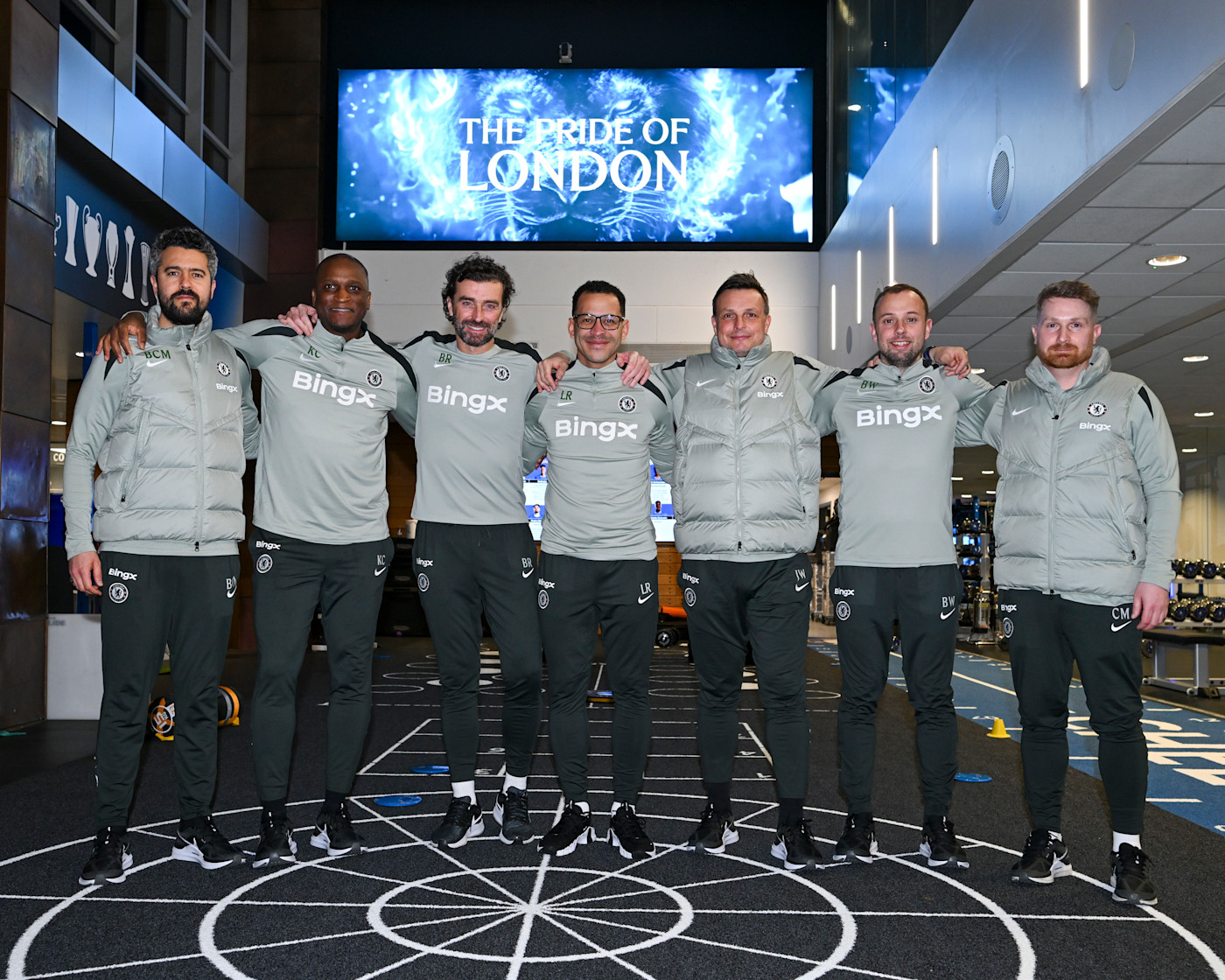 From left to right: Bernaro Cueva, Kalifa Cisse, Ben Roberts, Liam Rosenior, Justin Walker, Ben Warner and Calum McFarlane