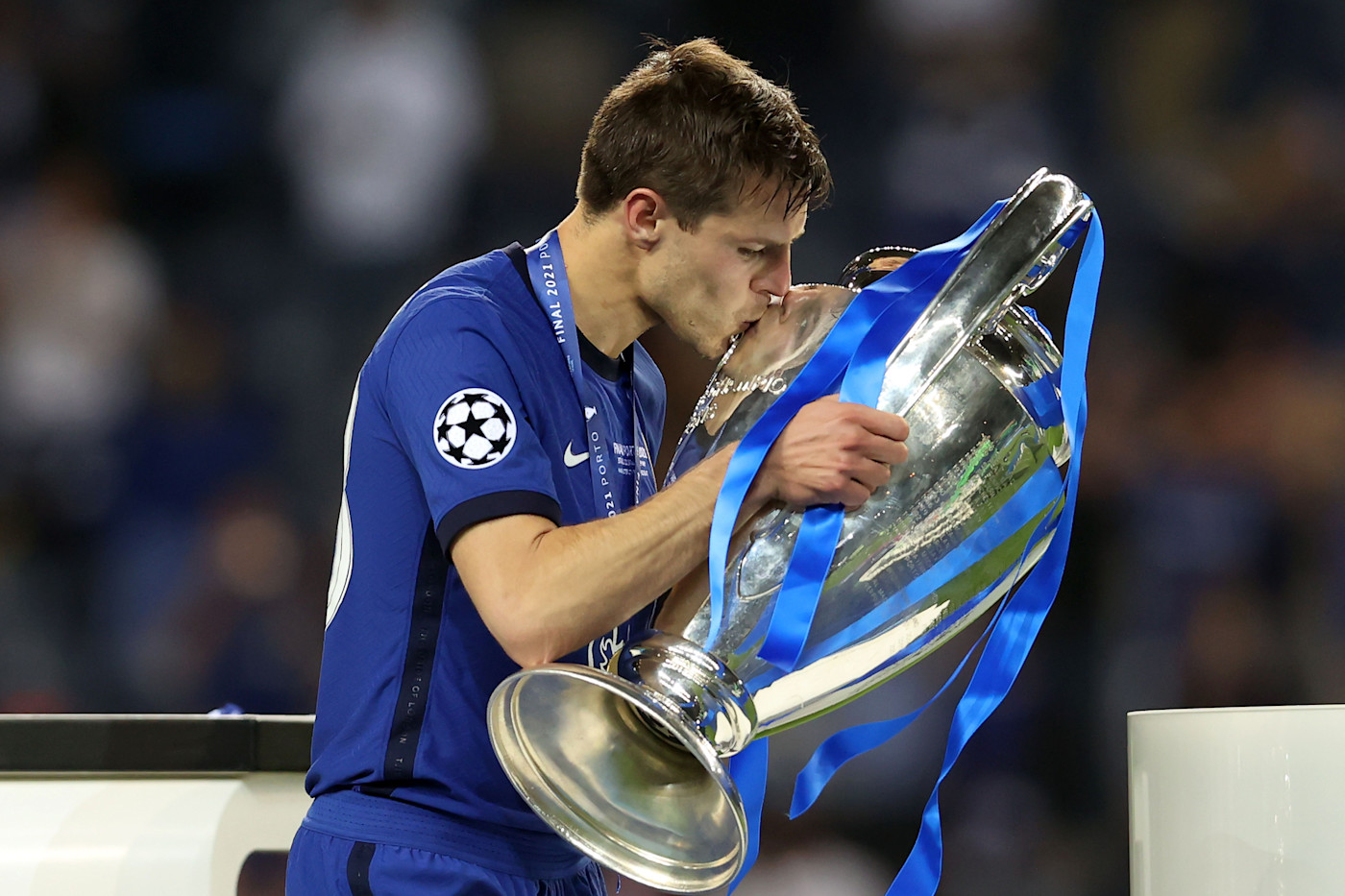 Azpi captained the Blues to Champions League glory in 2021