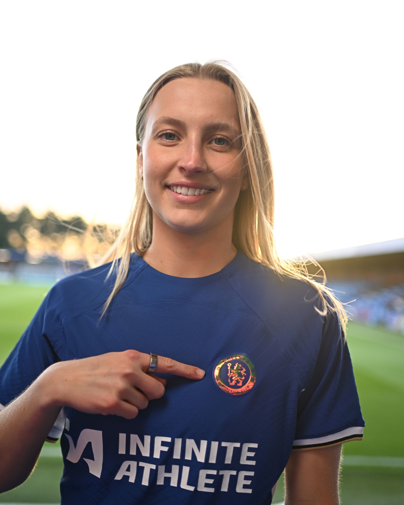 The 20-year-old netted her first Chelsea goal in a 4-2 league victory over Brighton at Kingsmeadow in October