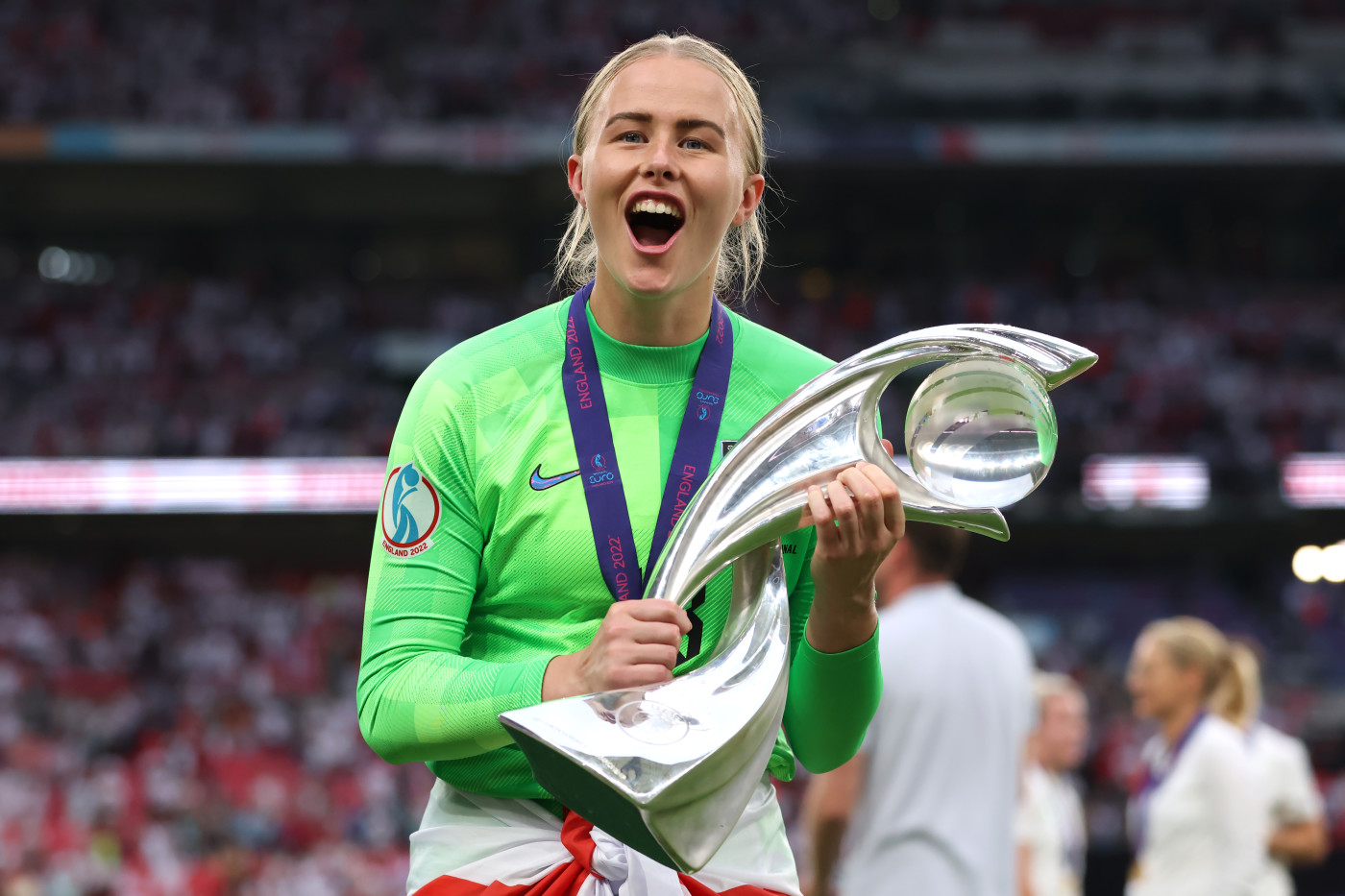 The 22-year-old is preparing to represent the Lionesses at the Women's World Cup in Australia and was part of the Euro 2022 winning squad