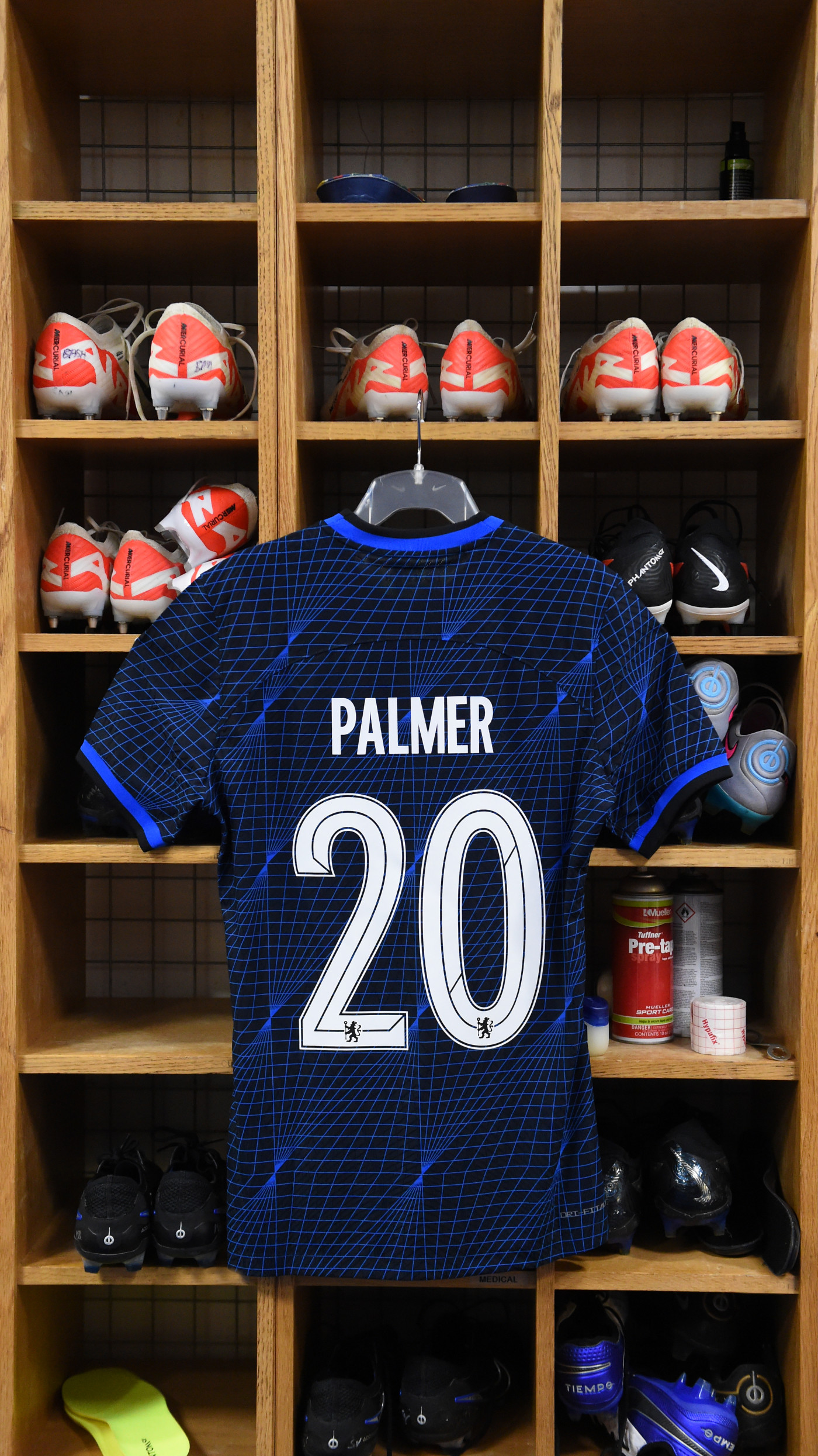 Palmer will wear the No.20 shirt