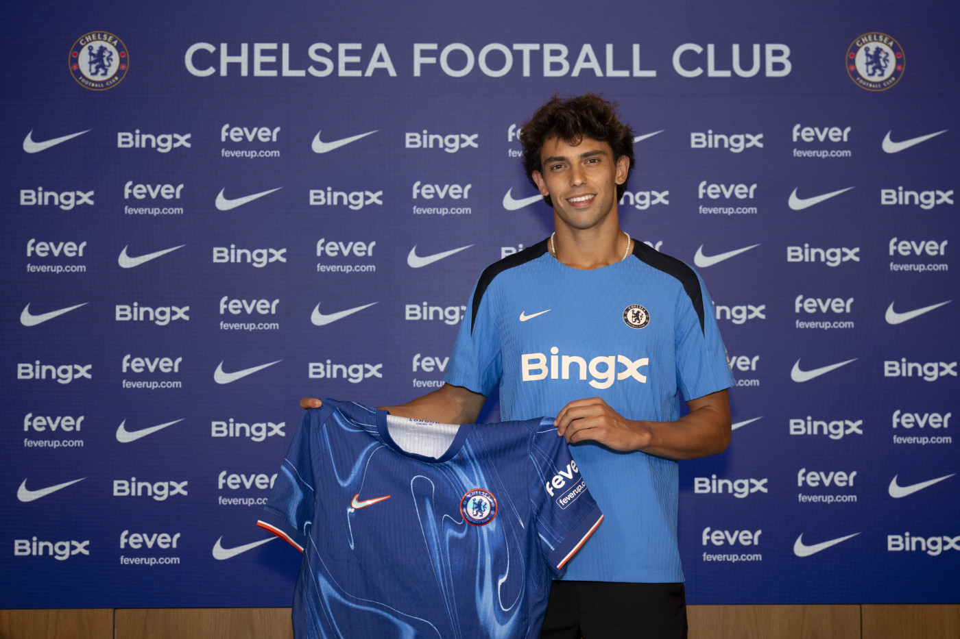 Joao Felix as a Chelsea player.