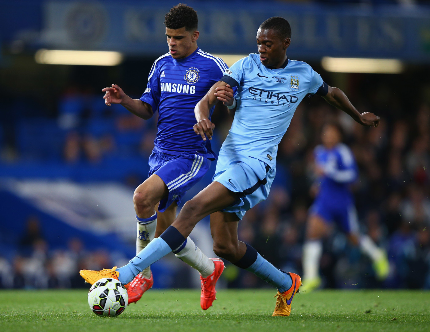 Tosin and former Blue Dominic Solanke go head-to-head in the 2015 FA Youth Cup final