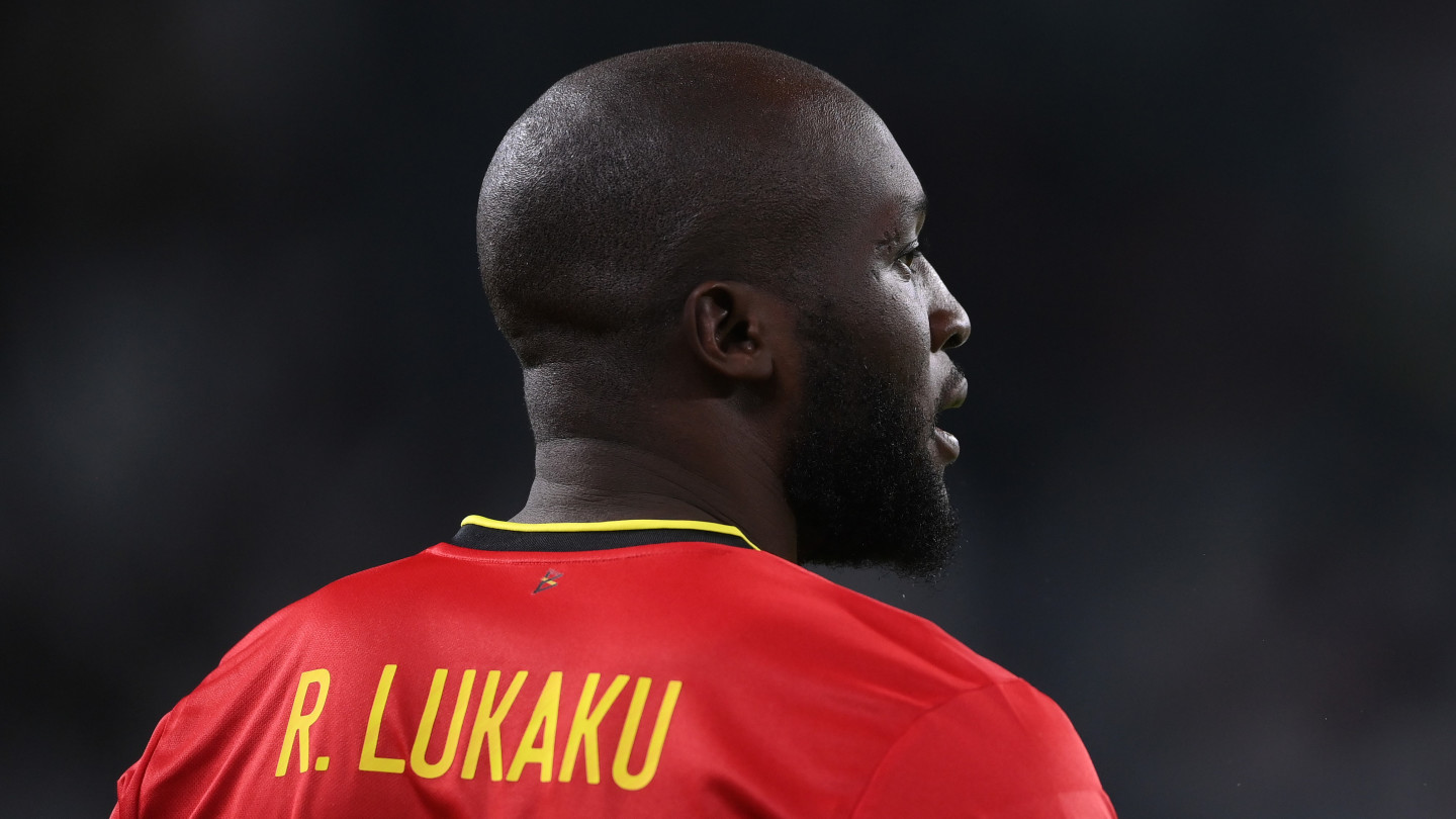 Inters Romelu Lukaku R Struggles Ball Editorial Stock Photo - Stock Image