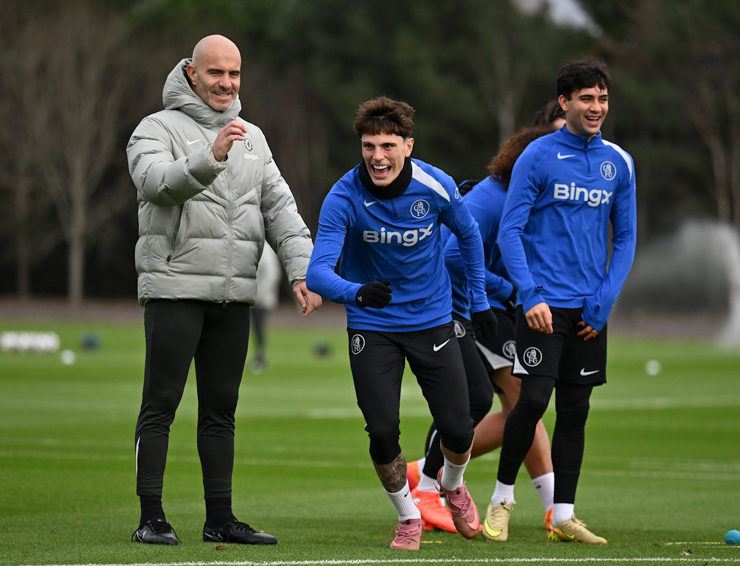 Maresca on working with 'easy' and 'open-minded' Garnacho | News | Official Site | Chelsea Football Club